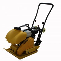 C80T C90T GX160 petrol engine vibrating plate compactor 80KG gasoline plate compactor for sale